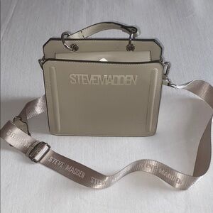 Steve Madden Beige Crossbody Bag